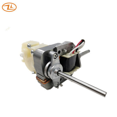 Motor protegido caixa de engrenagens da fase monofásica de Polo para o fã do suporte do fã de Oscilating de baixo nível de ruído