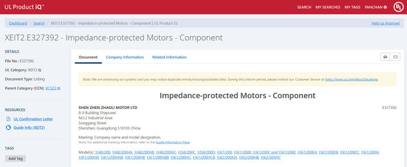 China Guangdong Zhaoli Motor Group Co.,Ltd Certificações